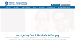 Desktop Screenshot of northjerseyoralsurgery.com