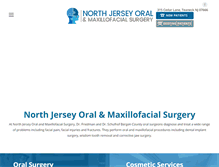 Tablet Screenshot of northjerseyoralsurgery.com